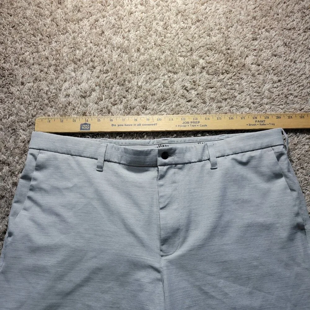 Callaway Golf Shorts Mens 40 Gray Chino Performance - Picture 2 of 7